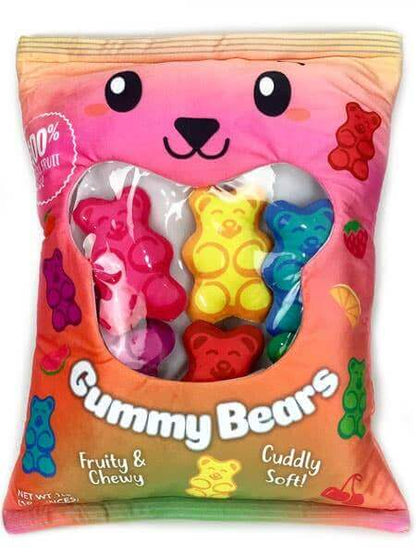 Sweet 😋 Giant Gummy Bears Bag with Cuddly Soft Mini Plushies Inside! 🎁 Perfect for Foodie Lovers 🍬 and Cute Room Decor 🏡.